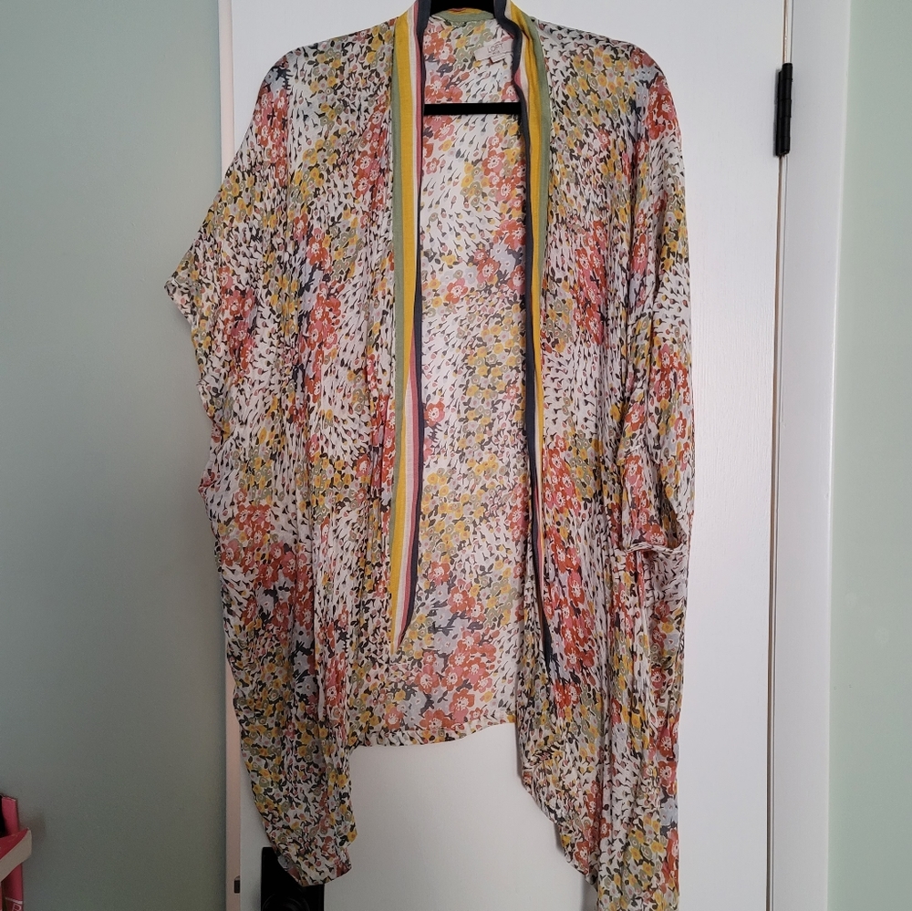 Plus size open front cardigan